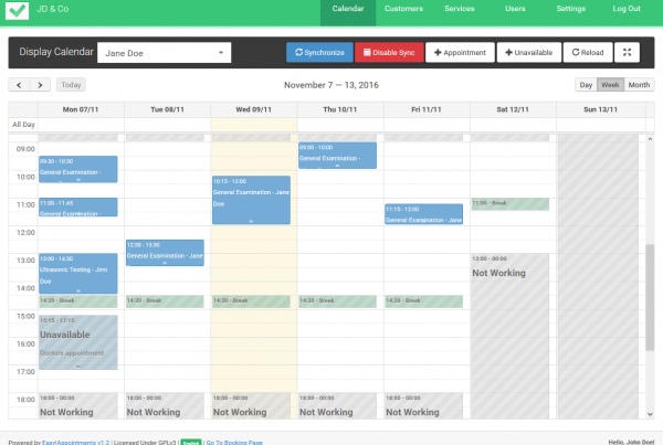 Online Appointment System