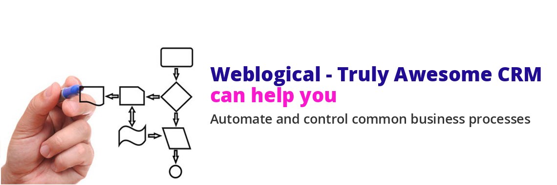 Weblogical - Truly Awesome CRM can help you automate and control common business processes